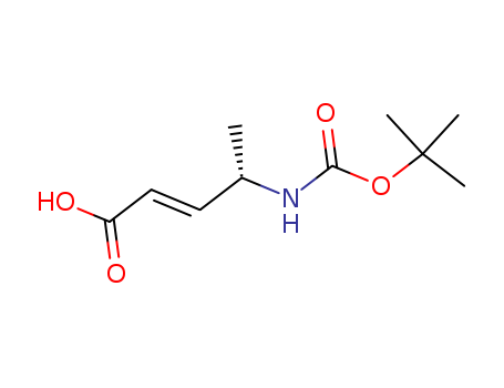 2-Pentenoic Acid, 4-[[)1,1-Dimethylethoxy)Carbonyl]amino]-, (2E,4s)-(9CI)