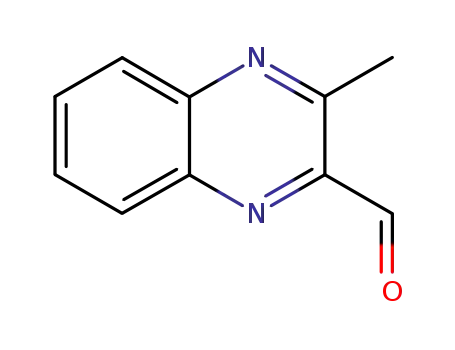 Molecular Structure of 25519-55-5 (3-Methyl-2-quinoxalinecarbaldehyde)