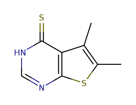 Thieno[2,3-d]pyrimidine-4(3H)-thione,5,6-dimethyl-