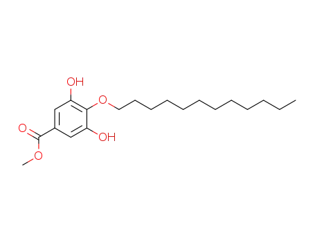 Molecular Structure of 477197-46-9 (Benzoic acid, 4-(dodecyloxy)-3,5-dihydroxy-, methyl ester)