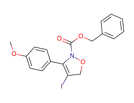benzyl 2,5-dihydro-4-iodo-3-(4-methoxylphenyl)-2H-isoxazole-2-carboxylate