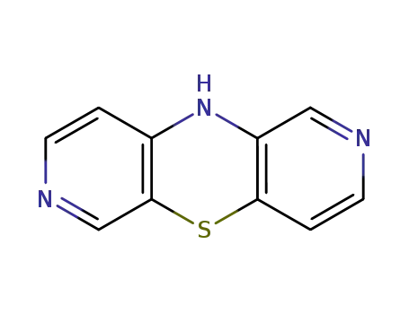 Molecular Structure of 503321-47-9 (10H-dipyrido[3,4-b:3',4'-e][1,4]thiazine)