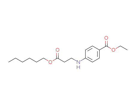 n-hexanol 3-(N-[4-ethoxycarbonylphenylamino])propionate