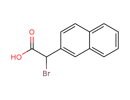 Molecular Structure of 74179-49-0 (2-Naphthaleneacetic acid, a-bromo-)