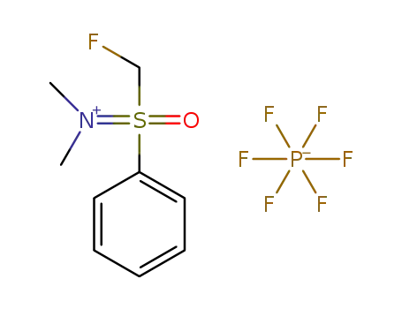N,N-(dimethylamino)-S-phenyl-S-monofluoromethyloxosulfonium hexafluorophosphate