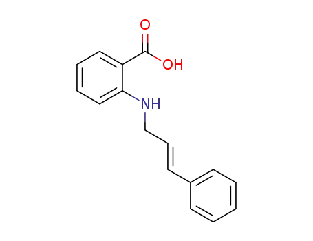 Molecular Structure of 99753-82-9 (2-(cinnamylamino)benzoic acid)
