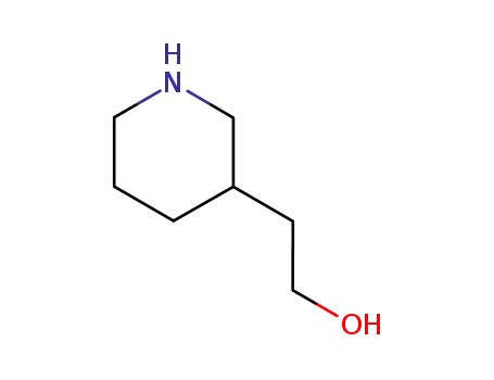 Molecular Structure of 73579-06-3 (3-PIPERIDINE ETHANOL)