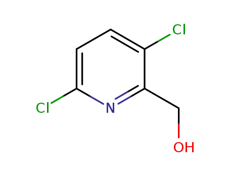 Molecular Structure of 58804-10-7 (3,6-Dichloropyridine-2-methanol)