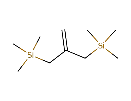 Molecular Structure of 78948-05-7 (Silane, (2-methylene-1,3-propanediyl)bis[trimethyl-)