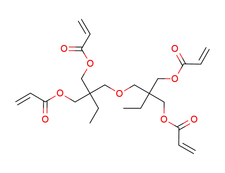 Molecular Structure of 94108-97-1 (DI(TRIMETHYLOLPROPANE) TETRAACRYLATE)