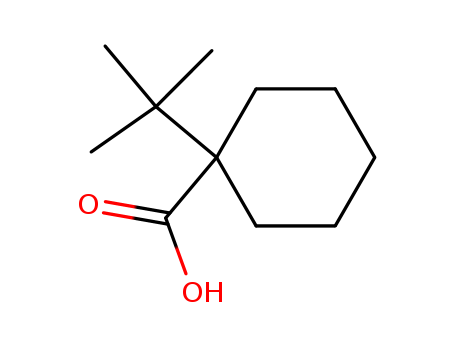 27334-43-6,1-tert-Butylcyclohexanecarboxylic acid,Cyclohexanecarboxylicacid, 1-tert-butyl- (8CI); 1-tert-Butylcyclohexanecarboxylic acid