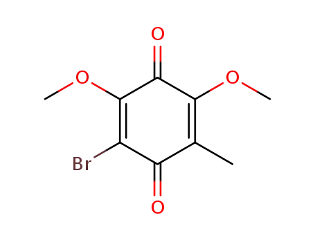 Molecular Structure of 383179-83-7 (2,5-Cyclohexadiene-1,4-dione, 2-bromo-3,5-dimethoxy-6-methyl-)
