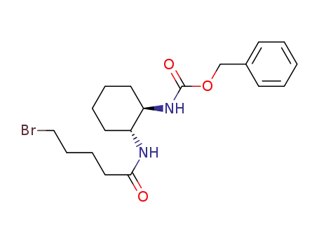 Molecular Structure of 1438415-81-6 (benzyl (1R,2R)-2-(5-bromopentanamido)cyclohexylcarbamate)