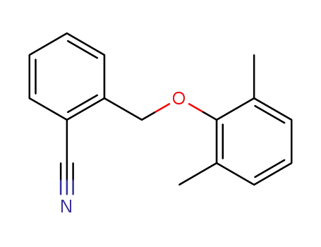 Molecular Structure of 951905-86-5 (2-(2,6-dimethylphenoxymethyl)benzonitrile)