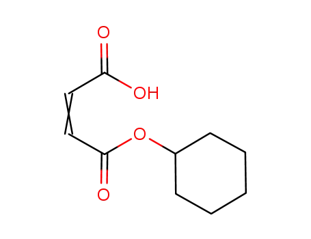 Molecular Structure of 46341-50-8 (cyclohexyl hydrogen -2-butenedioate)