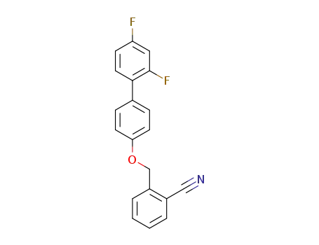 Molecular Structure of 1417422-68-4 (2-[4-(2,4-difluorophenyl)phenoxymethyl]benzonitrile)