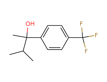 Molecular Structure of 36043-42-2 (Benzenemethanol, a-methyl-a-(1-methylethyl)-4-(trifluoromethyl)-)