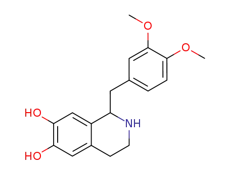6,7-Isoquinolinediol,
1-[(3,4-dimethoxyphenyl)methyl]-1,2,3,4-tetrahydro-, (R)-