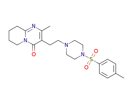 2-methyl-3-(2-(4-tosylpiperazin-1-yl)ethyl)-6,7,8,9-tetrahydro-4H-pyrido[1,2-a]pyrimidin-4-one