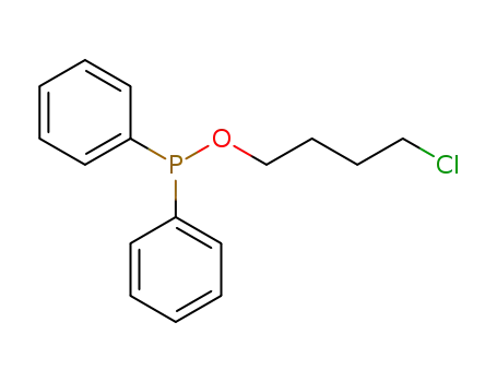 Molecular Structure of 1346017-23-9 (4-chlorobutyl diphenylphosphinite)
