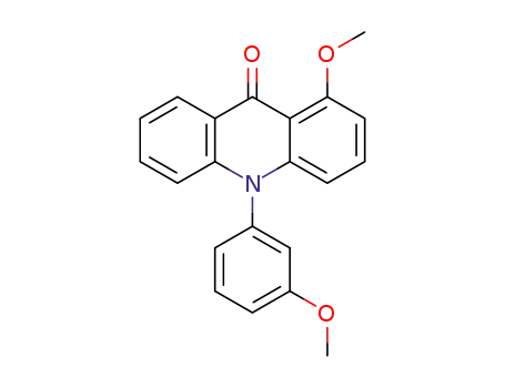 Molecular Structure of 1385731-29-2 (1-methoxy-10-(3-methoxyphenyl)acridin-9(10H)-one)