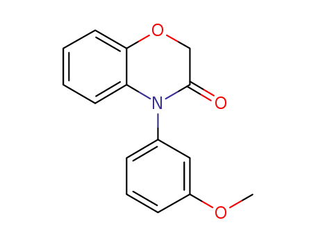 Molecular Structure of 1134193-44-4 (4-(3-methoxyphenyl)-2H-1,4-benzoxazin-3(4H)-one)