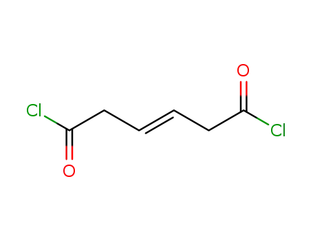 3-Hexenedioyl dichloride, (E)-