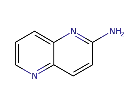 Molecular Structure of 17965-80-9 ([1,5]-NAPHTHYRIDIN-2-YLAMINE)