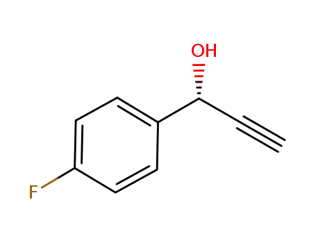 Benzenemethanol, alpha-ethynyl-4-fluoro-, (R)- (9CI)