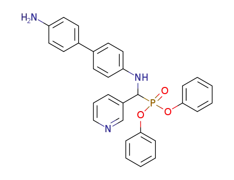 Molecular Structure of 1392848-70-2 (diphenyl (4'-aminobiphenyl-4-ylamino)(pyridin-3-yl)methylphosphonate)
