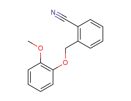Molecular Structure of 951907-13-4 (2-(2-methoxyphenoxymethyl)benzonitrile)