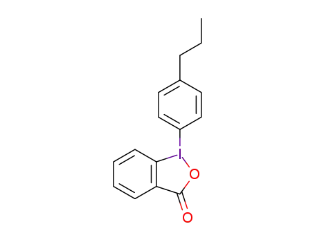 Molecular Structure of 1427465-30-2 (1-(4-propylphenyl)-1H-1λ<sup>3</sup>-benzo[b]iodo-3(2H)-one)
