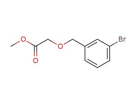 Molecular Structure of 1428725-95-4 (methyl 2-(3-bromobenzyloxy)acetate)