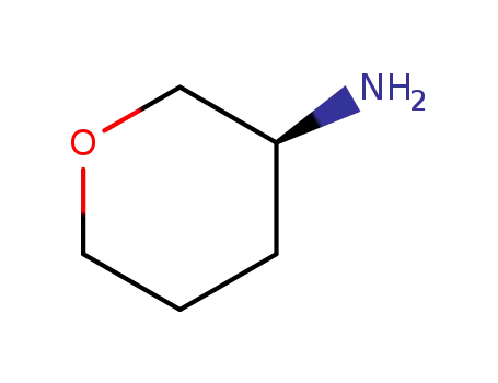 Molecular Structure of 1071829-81-6 ((S)-Tetrahydro-2H-pyran-3-amine hydrochloride)