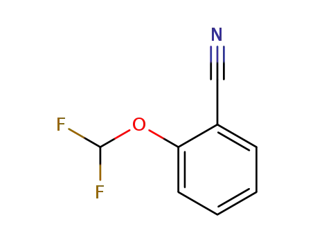 Molecular Structure of 56935-78-5 (2-(Difluoromethoxy)benzonitrile)