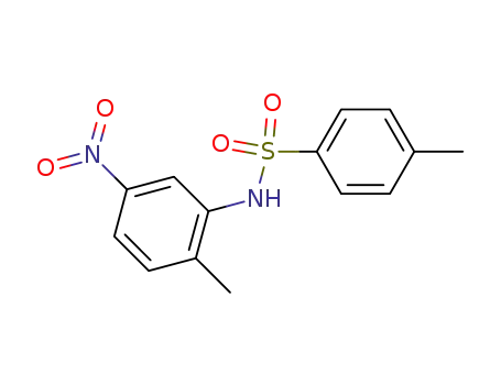 Molecular Structure of 19871-37-5 (Benzenesulfonamide, 4-methyl-N-(2-methyl-5-nitrophenyl)-)