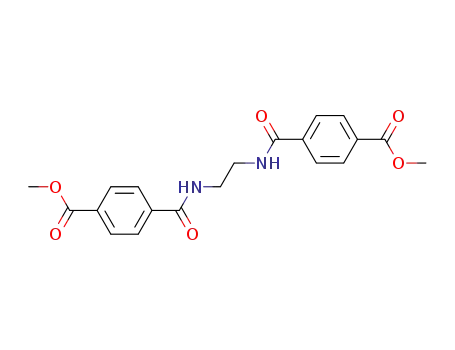 Molecular Structure of 7060-10-8 (Benzoic acid, 4,4'-[1,2-ethanediylbis(iminocarbonyl)]bis-, dimethyl ester)