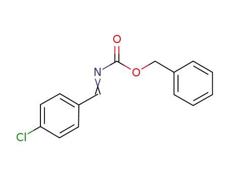 Molecular Structure of 502929-74-0 (Carbamic acid, [(4-chlorophenyl)methylene]-, phenylmethyl ester)