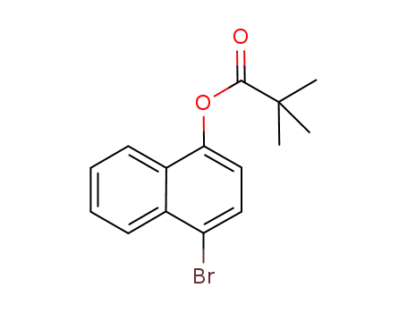 Molecular Structure of 1072840-86-8 (4-bromonaphthalen-1-yl pivalate)