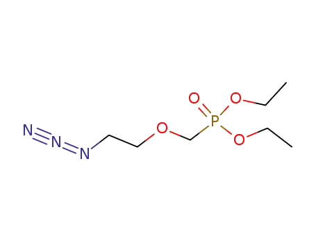 Molecular Structure of 160713-48-4 (diethyl <(2-azidoethoxy)methyl>phosphonate)