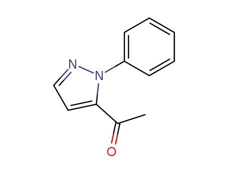 Molecular Structure of 114998-59-3 (1-(1-phenyl-1H-pyrazol-5-yl)ethanone)