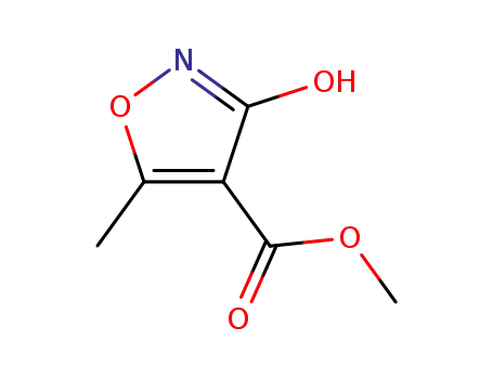 Molecular Structure of 67122-27-4 (4-Isoxazolecarboxylicacid,2,3-dihydro-5-methyl-3-oxo-,methylester(9CI))