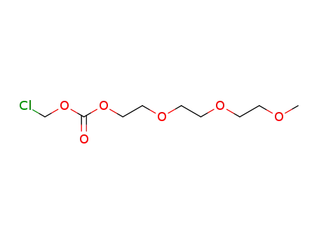 Molecular Structure of 209551-63-3 (chloromethyl (2-(2-(2-methoxyethoxy)ethoxy)ethyl) carbonate)