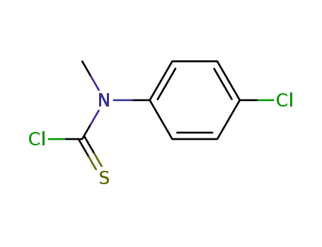 Molecular Structure of 10218-95-8 (N-(4-CHLOROPHENYL)-N-METHYLTHIOCARBAMOYL CHLORIDE)