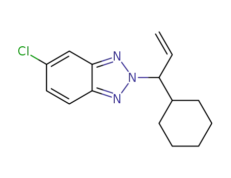 5-chloro-2-(1-cyclohexylallyl)-2H-benzo[d][1,2,3]triazole