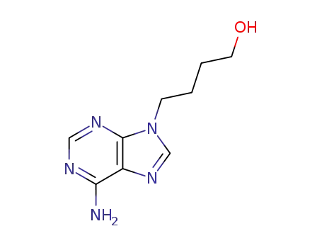 Molecular Structure of 715-68-4 (4-(6-amino-9H-purin-9-yl)butan-1-ol)