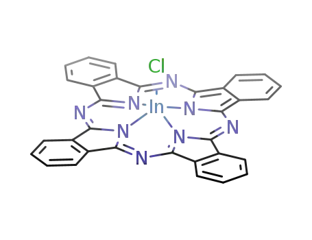 Molecular Structure of 19631-19-7 (INDIUM(III) PHTHALOCYANINE CHLORIDE)