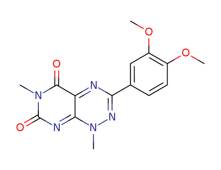 8-(3,4-dimethoxyphenyl)-4,10-dimethyl-2,4,7,9,10-pentazabicyclo[4.4.0]deca-1,6,8-triene-3,5-dione cas  32502-16-2