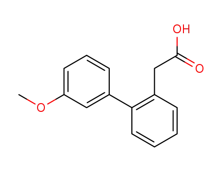 Molecular Structure of 108478-56-4 ((3'-METHOXY-BIPHENYL-2-YL)-ACETIC ACID)