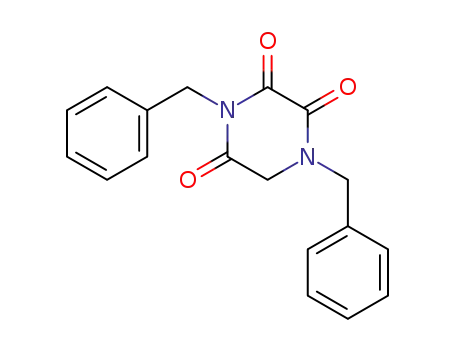 Molecular Structure of 143722-93-4 (Piperazinetrione, 1,4-bis(phenylmethyl)-)